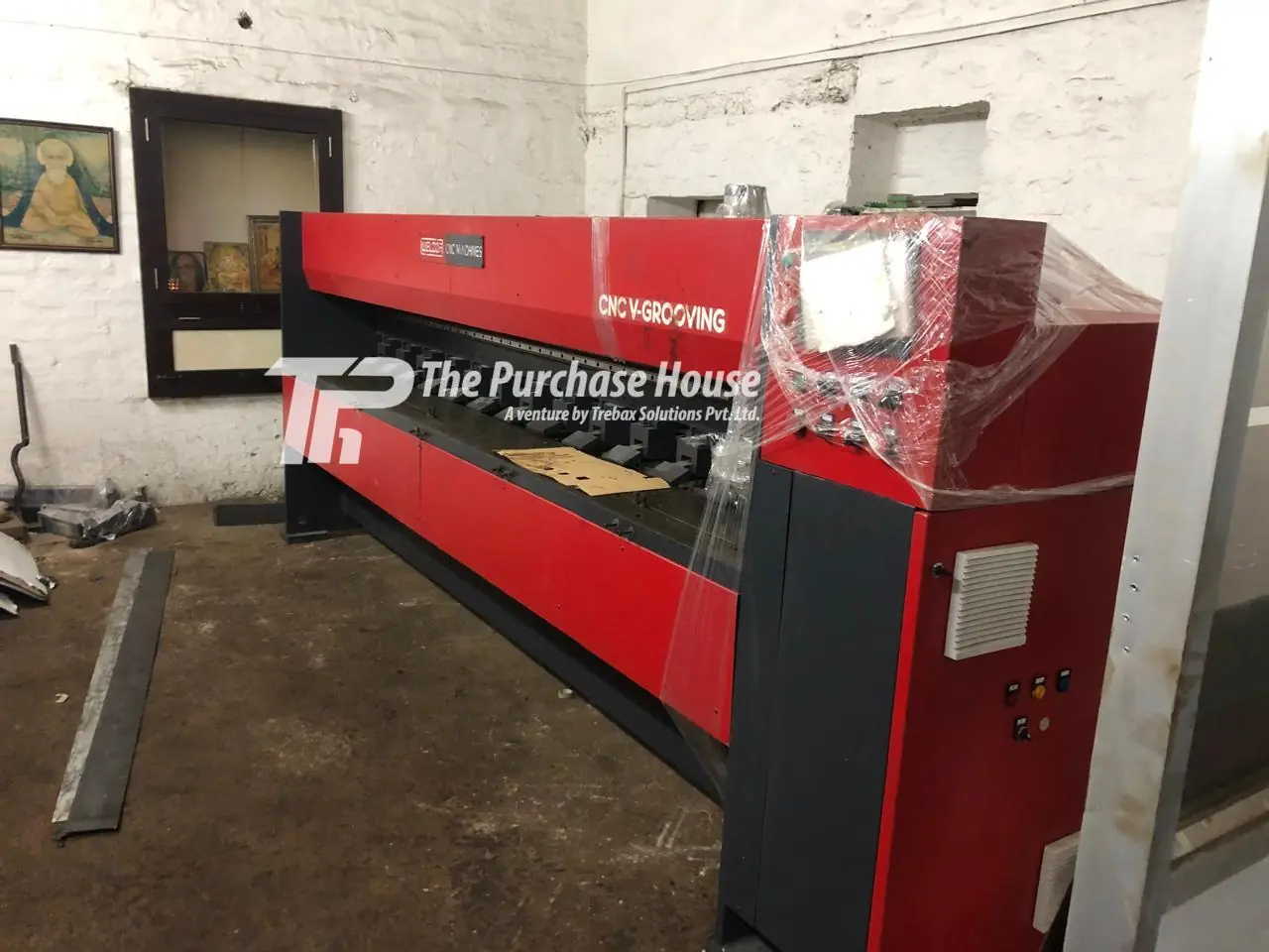 CNC V Grooving Machine Precision Cutting