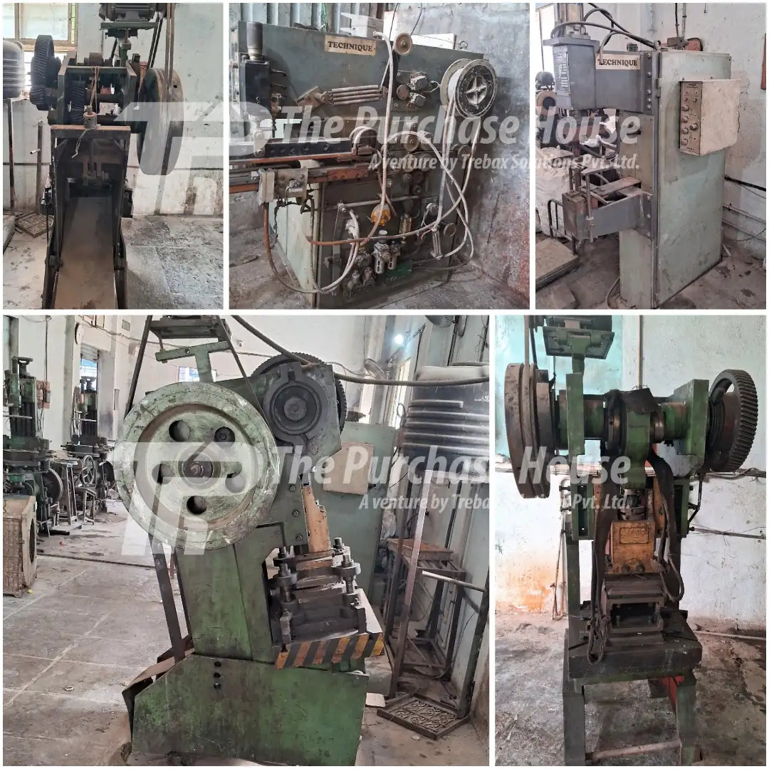 Metal oil tin container production and manufacturing setup