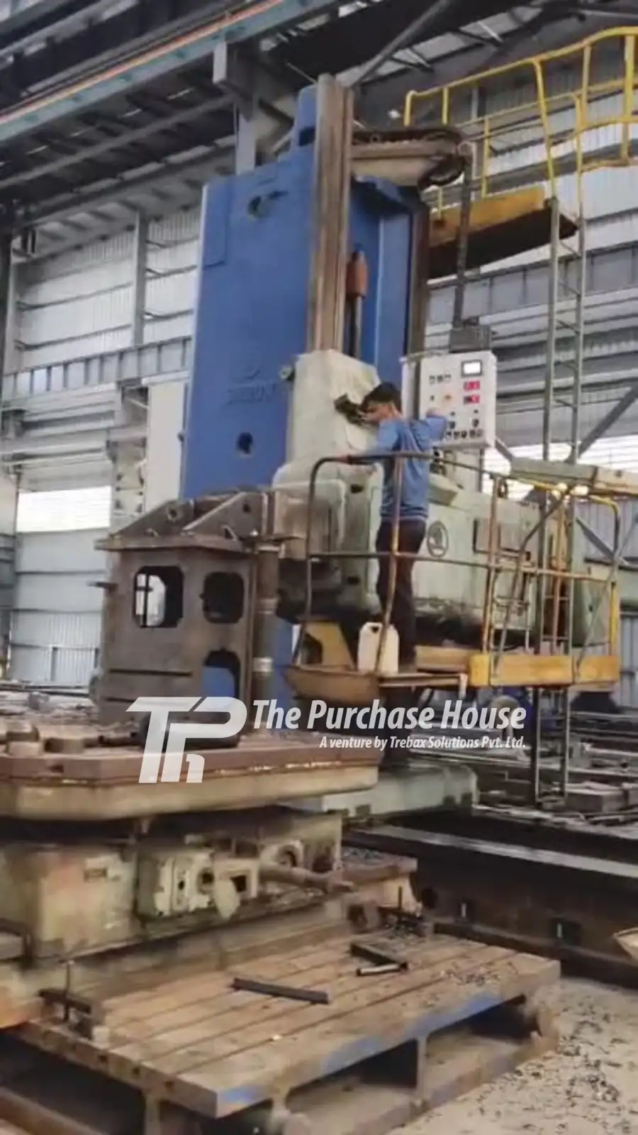 DRO Floor Boring Machine for Industrial Machining