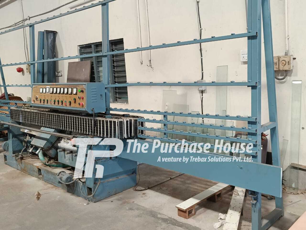 STRAIGHT EDGING AND GLASS POLISHING MACHINE