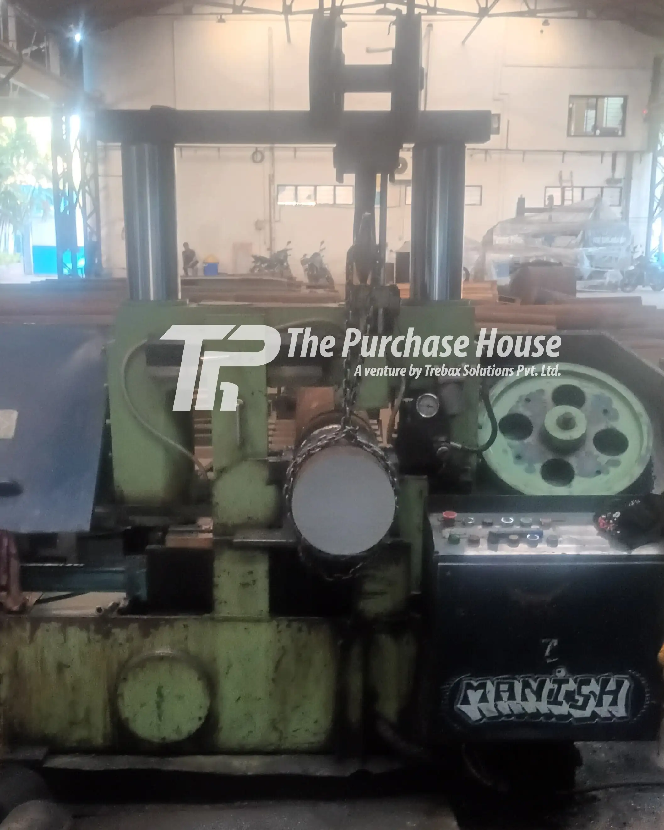 Hydraulic Band Saw Machine, band saw cutting machine, metal cutting band saw, hydraulic cutting machine, bar cutting band saw, pipe cutting machine, industrial band saw, machine for sale India, best price band saw machine