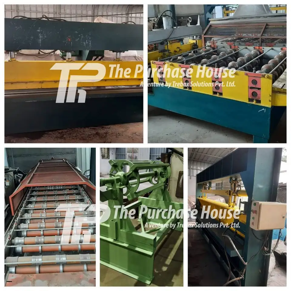 Roofing sheet manufacturing setup for industrial production