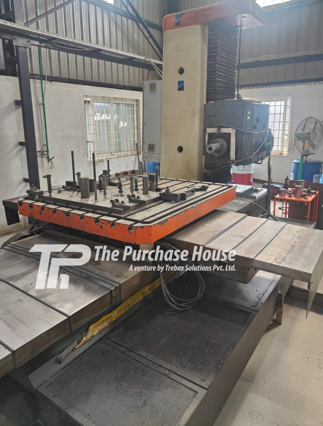 RETROFITTED CNC HORIZONTAL BORING MACHINE