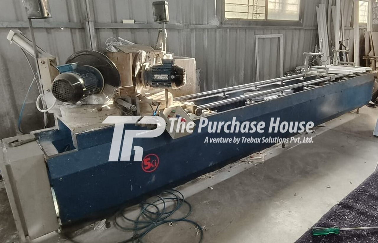 DOUBLE HEAD UPVC CUTTING MACHINE