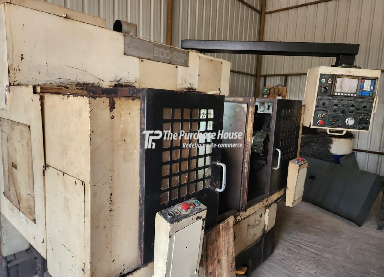 TWIN SPINDLE CNC TURNING MACHINE
