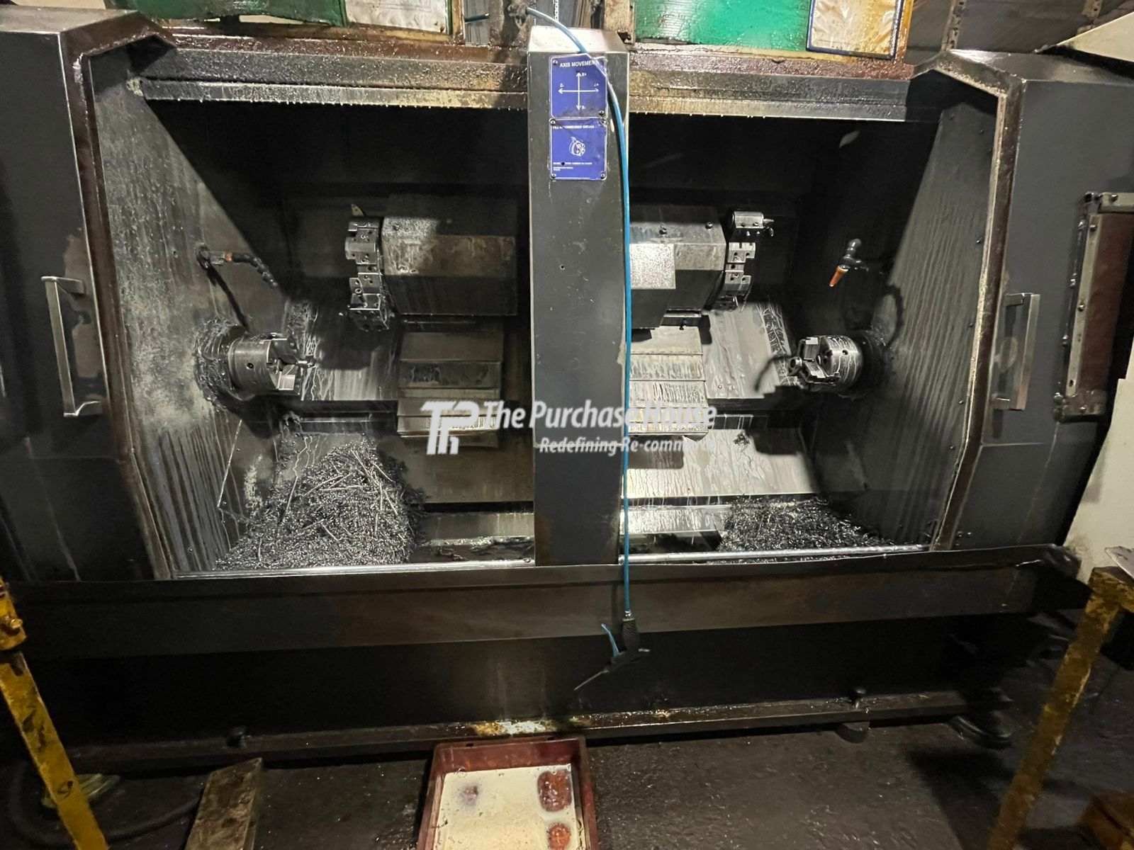 TWIN SPINDLE CNC TURNING MACHINE