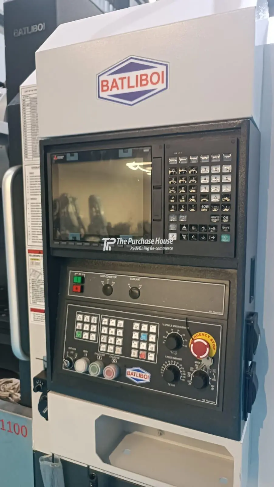 Chetak 110 MC40 Vertical Machining Center with Mitsubishi M80 controller and 24 tool ATC