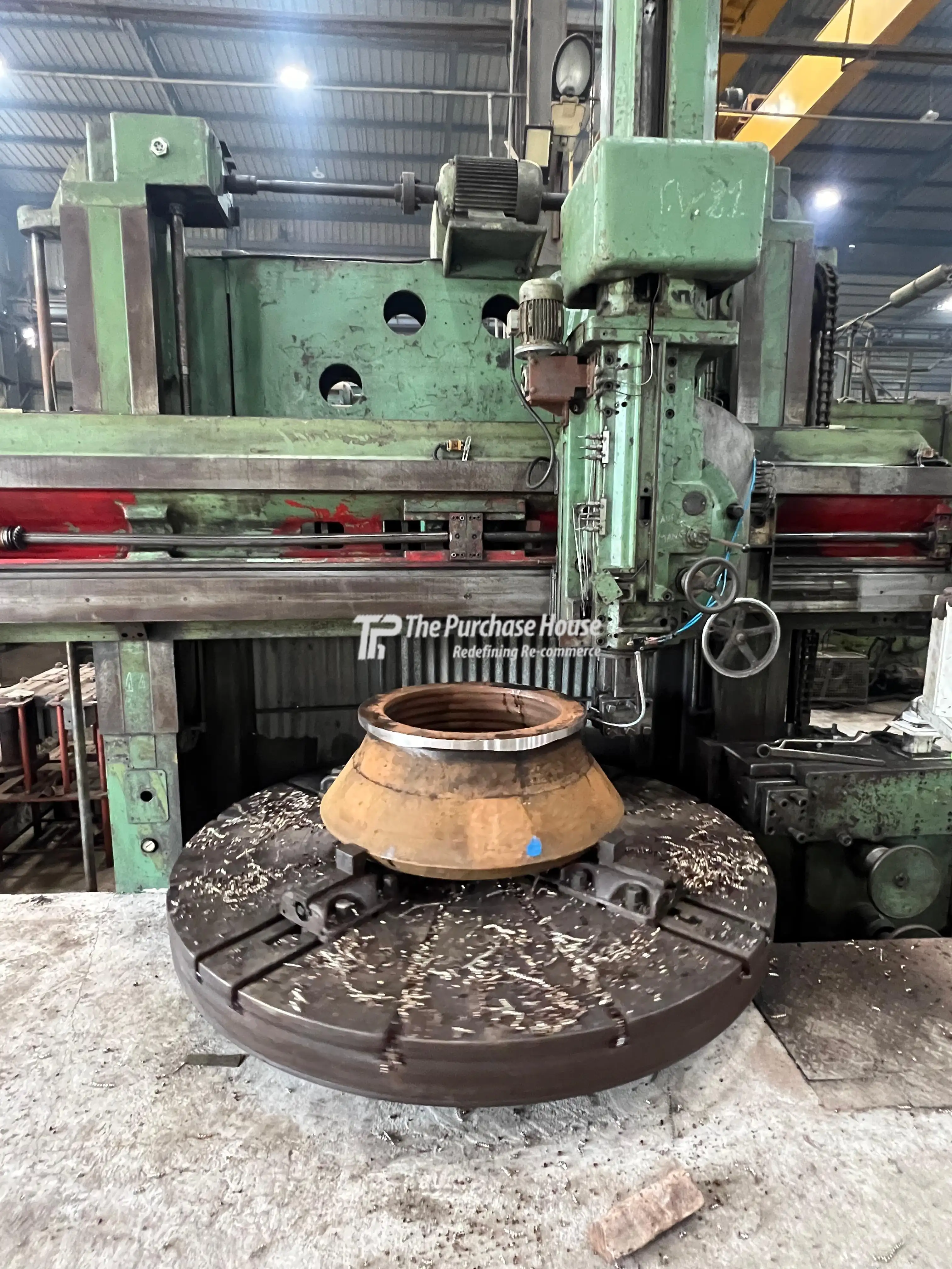 Vertical Turning Lathe VTL for large precision metal component machining