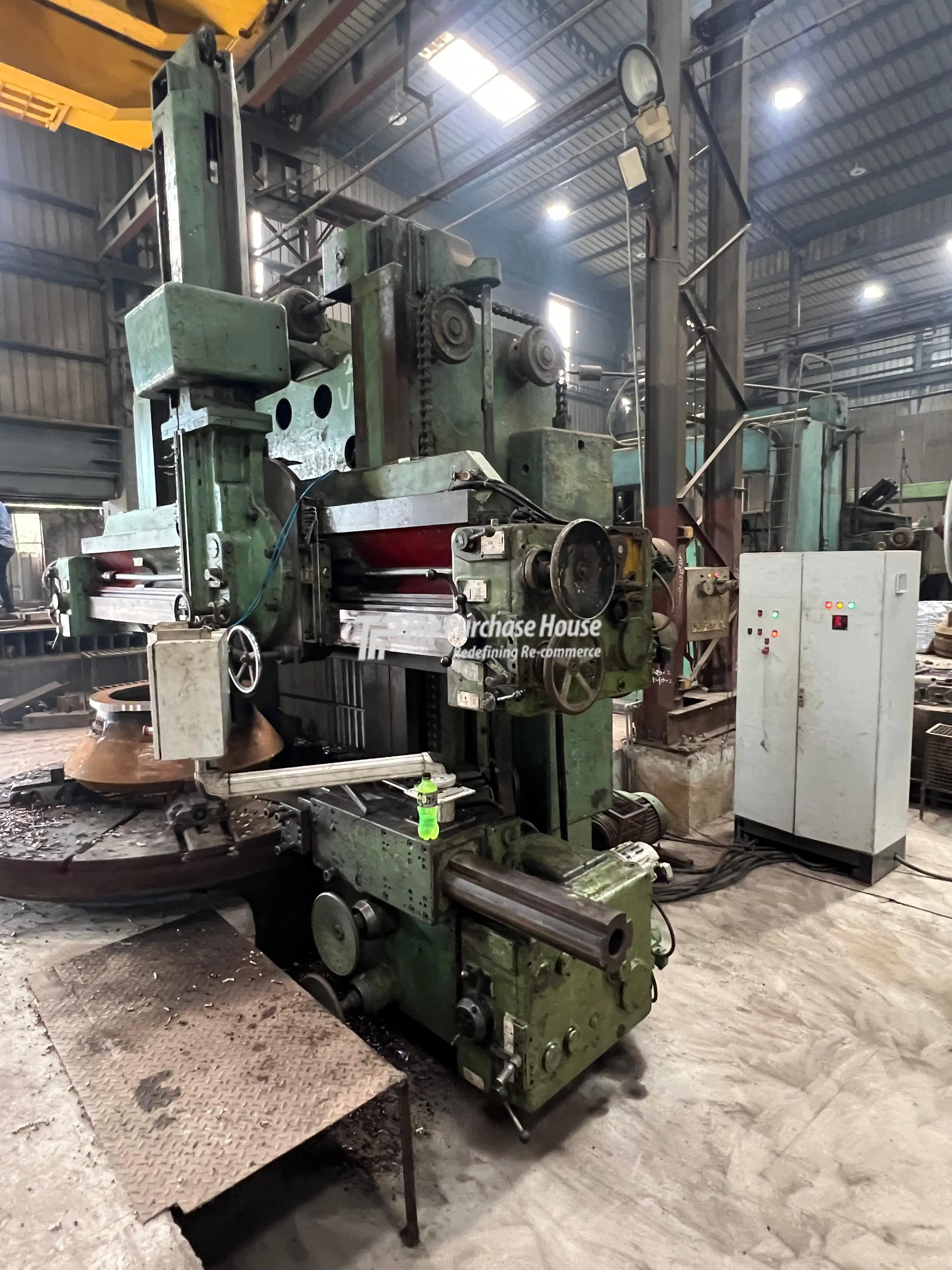 Vertical Turning Lathe VTL for large precision metal component machining